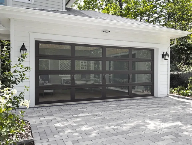 Covina Garage Door Repair design specialist presenting custom garage door options to Covina homeowner