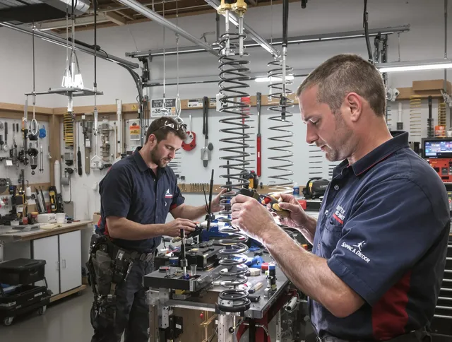 Garage door spring repair service by Covina Garage Door Repair in Covina